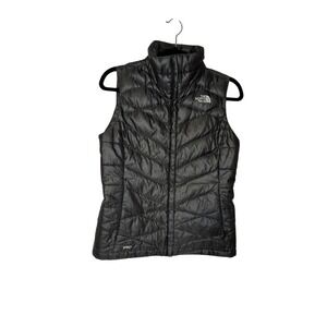 The North Face Down Puffer Vest Women's‎ XS Extra Small 600 Fill Black